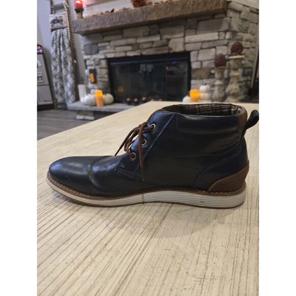 Ferro Aldo Men's Multicolor Leather Chukka Boots Size 11 Casual - Picture 8 of 10